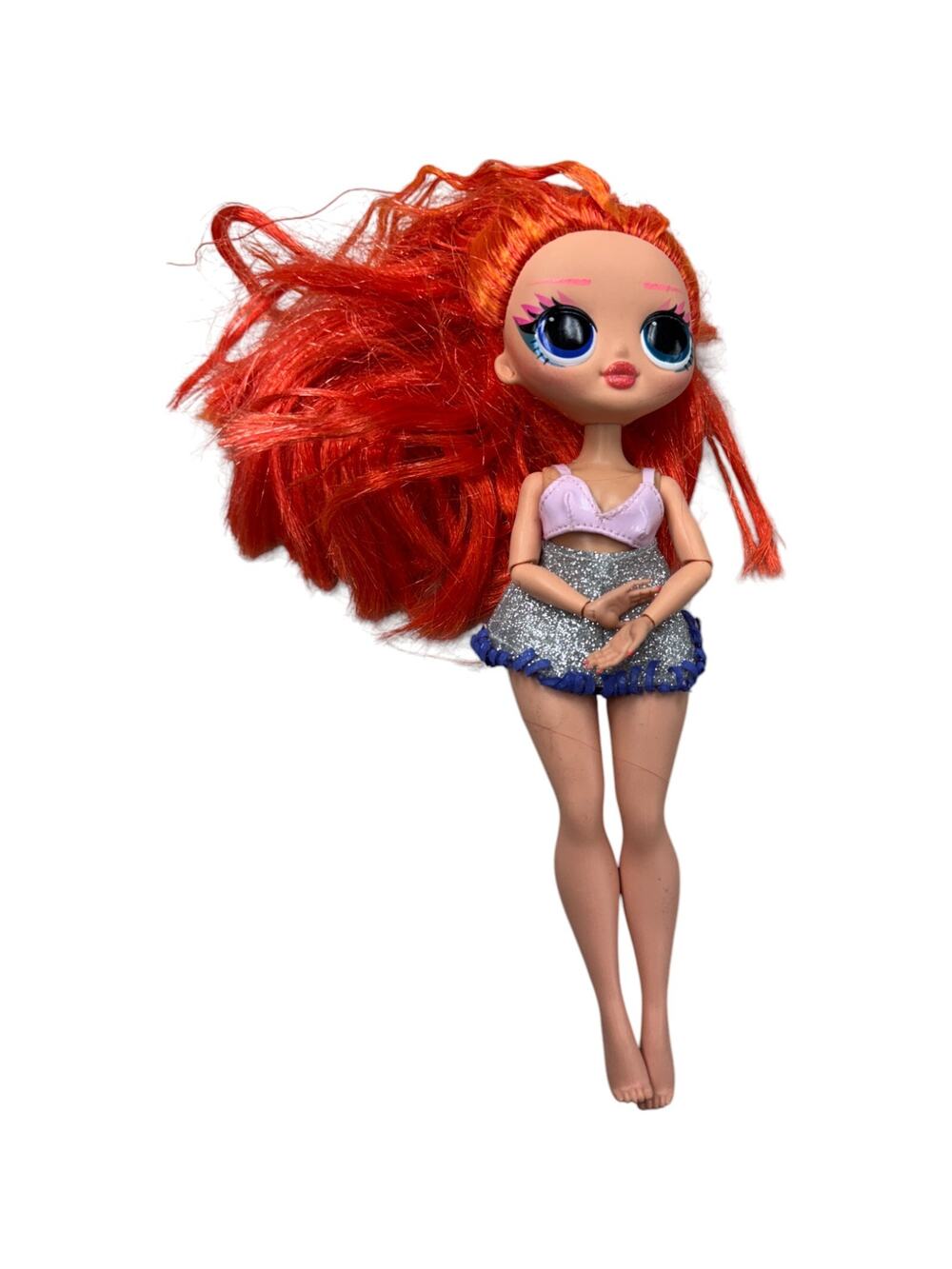 MGA 2019 LOL Surprise Orange Hair Fashion Doll Top Sparkles Skirt